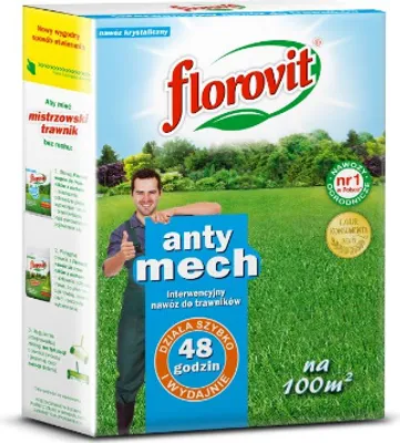 Produktbild von Florovit Intervention Rasendünger Antimech Karton 2kg