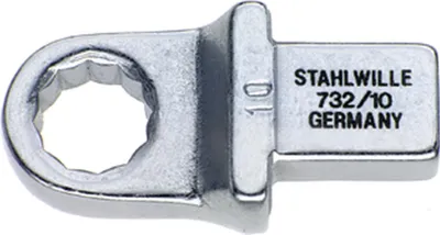 Immagine prodotto di Utensile per l'inserimento di anelli 732/10 10 Larghezza tra le piastre 10 mm 9 x 12 mm Acciaio legato al cromo
