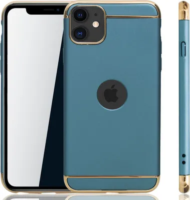 Produktbild von Apple iPhone 11 Handy Hülle Schutz Case Bumper Hard Cover Blau