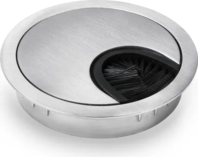 Produktbild von Novaato Kabeldurchführungen mit Bürsten für mehr Ordnung auf dem Schreibtisch 60 mm 2 x