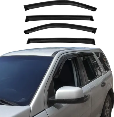 Image de Déflecteur de pluie pour VW Tiguan 2016-2022 Acrylique foncé 4pcs