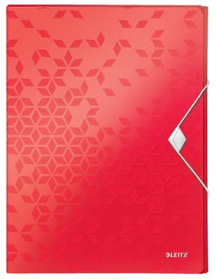 Produktbild von Leitz 46290026, A4, Polypropylen (PP), Rot, 250 Blätter, 250 mm, 330 mm