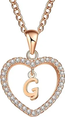 Produktbild von Elegante Halskette Buchstabe G/Gold für Damen KP5190