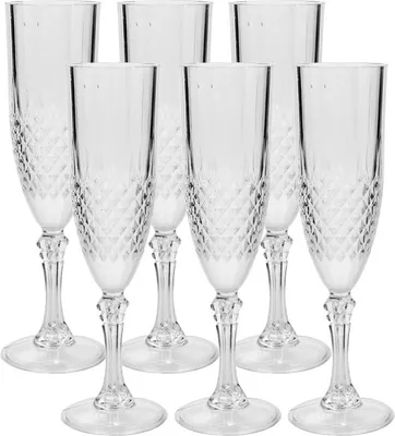 Produktbild von Champagnerglaser - 6 Stuck - Glas - 200 ml