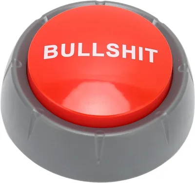 Productafbeelding van Bullshit -knop - Onzinknop druk op het type huisdiertraining buzzer - Onheil geschenken BS -knop - Familie - Kantoor