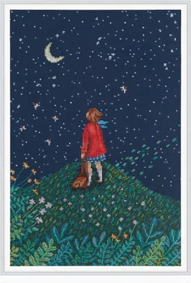 Produktbild von Kreuzstich-Set "Geheimnis", 25,5 x 38 cm