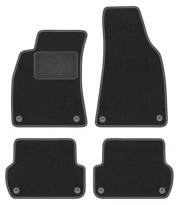 Produktbild von Auto-Fußmatten Velours graphit für: Audi A4 B6 2001-2004 Limousine, Kombi, avant