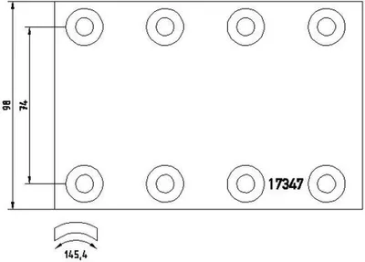 Immagine prodotto di TEXTAR Set di guarnizioni per freni a tamburo Parte: 1734703