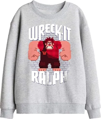 Produktbild von Wreck-It Ralph - Sweatshirt für Kinder TV30004 (128) (Sportliches Heather)