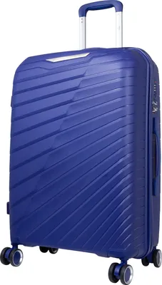 Produktbild von Reisekoffer mittelgroß Monza 67cm 70 Liter Hartschale Trolley Polypropylen blau