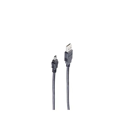 Produktbild von shiverpeaks USB-Mini Kabel USB-A-St./USB-B-Mini 5-pin St. 1m