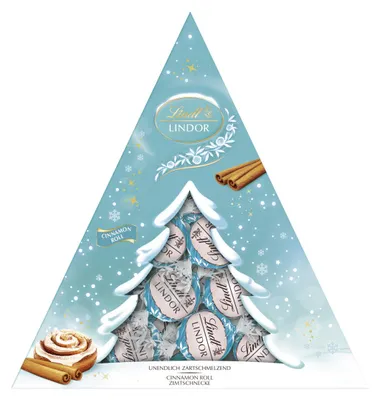 Zdjęcie produktu dla Lindt Lindor, pierniczek cynamonowy, mleczna czekolada, opakowanie 187g