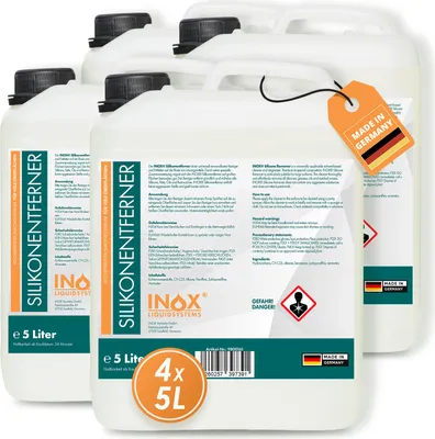 Produktbild von INOX® Silikonentferner 4x5L - Entfetter Silikon Reiniger Wachsentferner Autolack