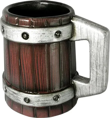 Produktbild von Bierkrug - mit Metallreifen