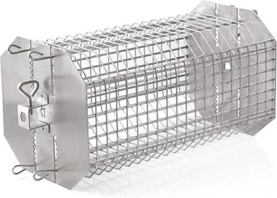 Produktbild von Famanu Grillrondel aus Edelstahl - Universelle Grillmand für Grillspieße