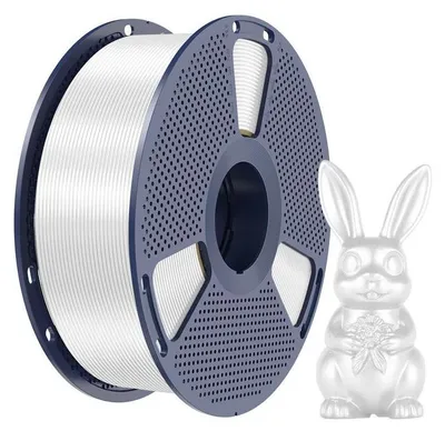 Produktbild von Sunlu PLA+ Silk Filament, 1,75mm, 1kg - Farbton: White