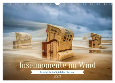 Produktbild von Inselmomente im Wind (Wandkalender 2027 DIN A3 quer), CALVENDO Monatskalender