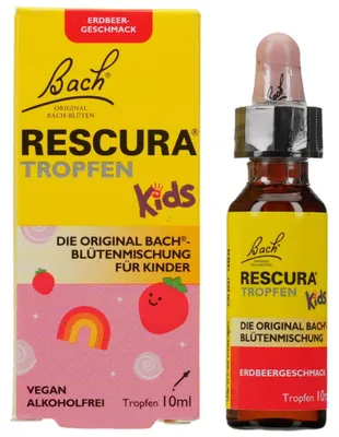 Image de Gouttes Rescura Kids Fraise aux fleurs de Bach originales, solution de 10 ml