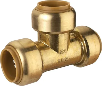 Produktbild von Kupfer Ametall T-Stück Fitting für Sanitär- und Heizungsinstallationen Ø 22 mm