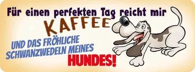 Produktbild von vianmo Holzschild 10x27 cm Schwanzwedeln meines Hundes Tier Haustier
