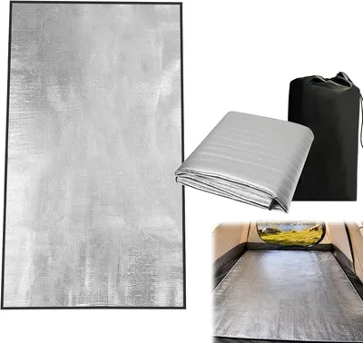 Produktbild von Campingmatte EPE-Schaum mit Aluminiumfolie, 200 x 100 cm, wasserdicht, für Camping