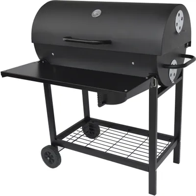 Obrázok produktu pre FIELDMANN FZG 1007 Gril na drevené uhlie, chromovaný rošt, veko, teplomer, veľkosť grilu 76 x 42 cm