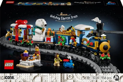 Produktbild von Lego 10361 - Icons Winter Village Collection Holiday Express Train