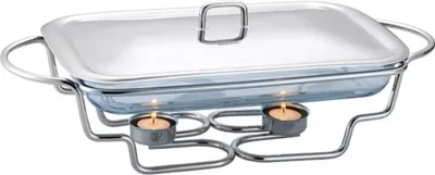 Obrázek produktu pro Kinghoff KH 1410 servírovací mísa na horké nápoje, 3 litry, ocelové víko, sklo