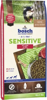 Obrázek produktu pro Bosch Sensitive Lamm & Reis - 15 Kg
