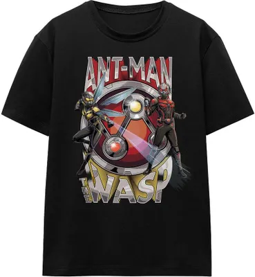 Immagine prodotto di Ant-Man And The Wasp: Quantumania - Maglietta "One Inch Heroes" per uomo/donna Unisex TV17190 (S) (Nero)