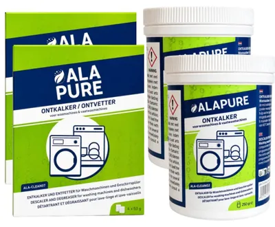Produktbild von Alapure Reiniger und Schnellentkalker geeignet für Bosch Geschirrspüler 00312275