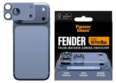 Productafbeelding van PanzerGlass FENDER Camera protector voor iPhone 18 Pro Max - Ultra-Clear case friendly