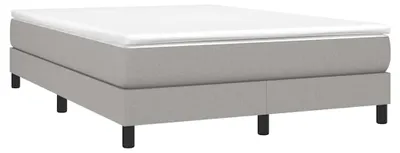 Produktbild von vidaXL Boxspringbettgestell Hellgrau 140x200 cm Stoff