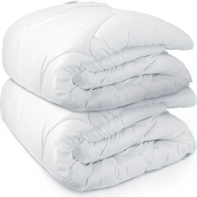 Produktbild von 2er Set Ganzjahresdecke Polyester, atmungsaktiv, hautsympathisch, waschbar bis 95 °C