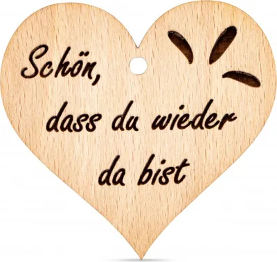 Produktbild von Anhänger Schön, dass du wieder da bist
