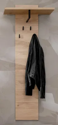 Produktbild von Garderobenpaneel "Collin" in Jackson Eiche Wandgarderobe 60 x 146 cm