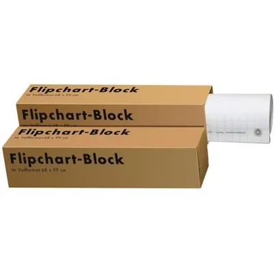 Produktbild von LANDRE Flipchartblock Recycling 65x98 cm 20 Blatt 80 g/qm