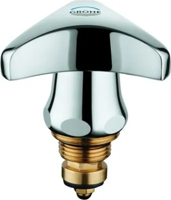 Produktbild von GROHE Oberteil 11003, DN 10, Trecorn-Griff, Markierung blau, chrom