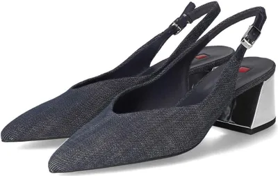 Obrázok produktu pre Högl dámske lodičky/čerpadlá s prackami modré textilné veľkosť: 3½