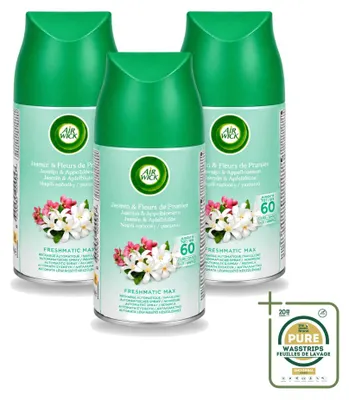 Image de 3 recharges Air Wick Freshmatic - Parfum "Rosée printanière" - 250 ml - Pack de 3
