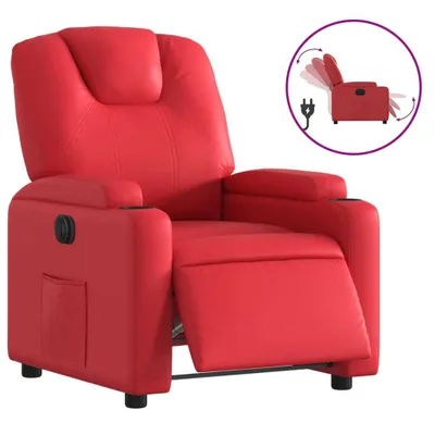 Produktbild von vidaXL Relaxsessel Elektrisch Rot Kunstleder