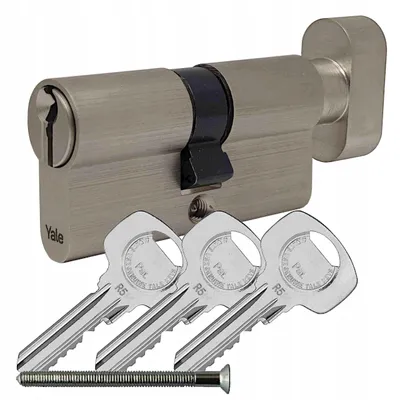Produktbild von Yale Y500 Schlosszylinder 35/45G mit Knauf Satina