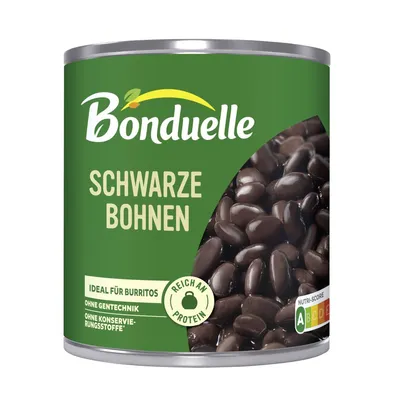 Immagine prodotto di Bonduelle fagioli neri ATG 130g ideali per burritos confezione 212ml