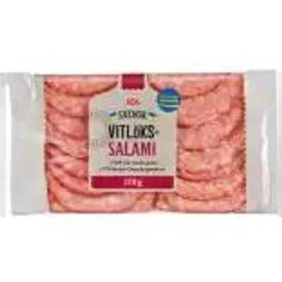 Produktbild von Knoblauchsalami mit intensivem Knoblauchgeschmack 120g
