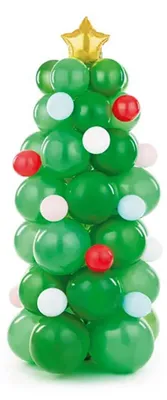 Zdjęcie produktu dla Girlanda balonowa choinka, 65x161cm Party Deco