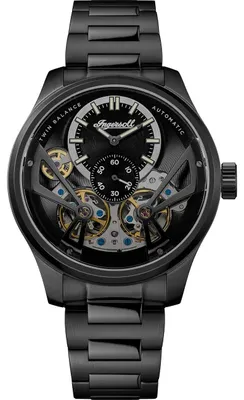 Produktbild von Ingersoll Herren Analog Uhr Sport Edelstahl Armbanduhr schwarz UIN16102