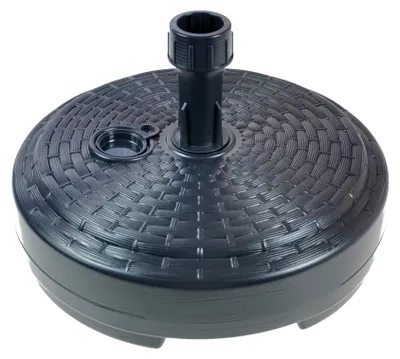 Immagine prodotto di Deuba Base Rotonda per Ombrellone ø max. 2,6cm da Riempire con Sabbia Ghiaia Acqua Polyrattan