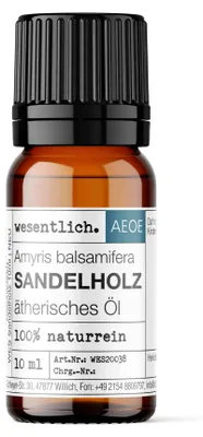 Produktbild von Sandelholz  (10ml) - naturreines, ätherisches Öl von wesentlich.