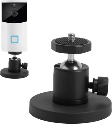 Obrázok produktu pre Magnetický nástenný držiak pre bezpečnostnú kameru, nosnosť 15 kg, nastaviteľný o 360 stupňov, univerzálny