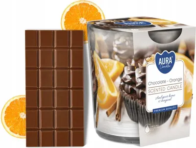 Obrázok produktu pre AURA vonná sviečka CHOCOLATE-ORANGE 22h sn72s-54